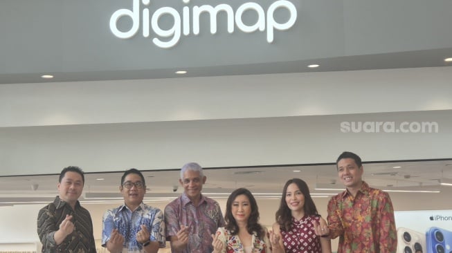 Digimap Apple Premium Partner pertama di Jakarta Utara, Jumat (15/8/2025). [Suara.com/Dythia]