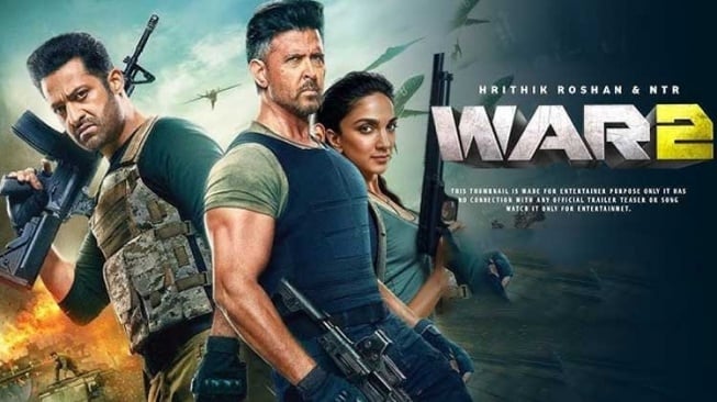 Gemerlap War 2: Duel Epik Hrithik Roshan vs Jr. NTR Dimulai, Penonton Dibuat Terpukau
