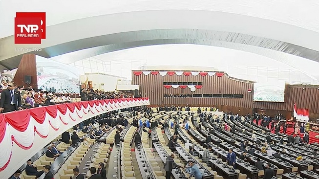 Sidang Tahunan MPR RI, Jumat (15/8/2025). YT TVR Parlemen.