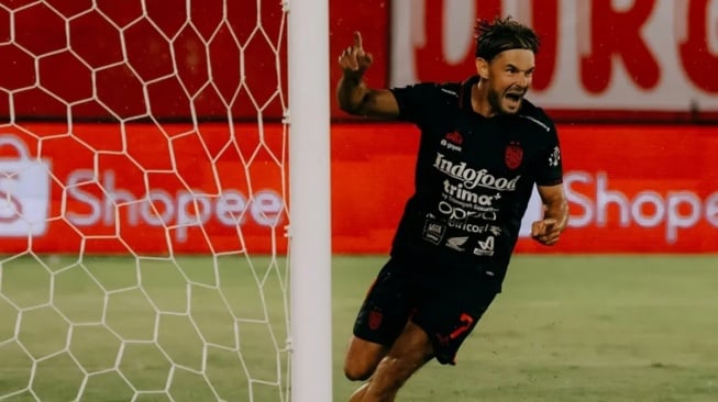 Thijmen Goppel jadi pahlawan kemenangan Bali United lawan Malut United. (IG Bali United)