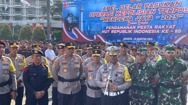 Jaga Kondusifitas Peringatan HUT RI, Polri Kerahkan 9000 Aparat Gabungan Amankan Jakarta