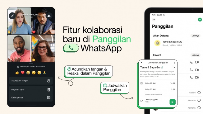 Fitur baru WhatsApp Call Group. [WhatsApp]