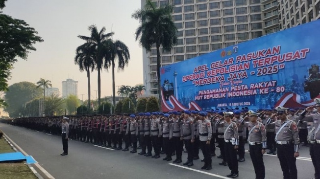 Jaga Ketat Pesta Rakyat HUT RI ke-80, Nyaris 10 Ribu Pasukan Gabungan Disebar ke Jakarta Besok!