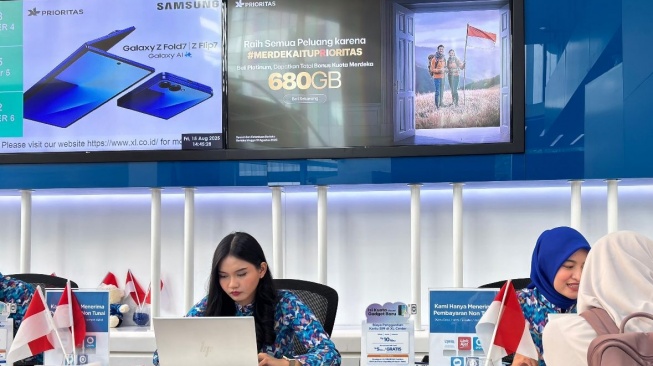 Ilustrasi XL Axiata. [XLSMART]