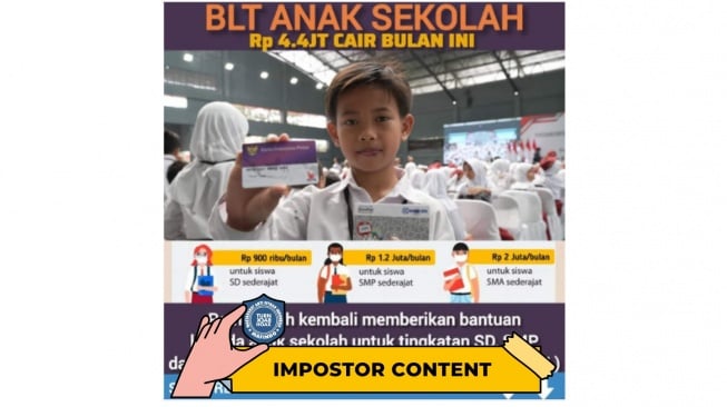 CEK FAKTA, BLT Pendidikan Anak Sekolah, Program Resmi atau Akal-akalan. [TurnBackHoax.id]