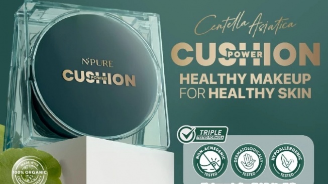 N'Pure Centella Asiatica Flawless Matte Power Cushion (Shopee)