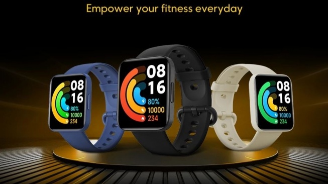 Jam tangan lari dengan GPS, POCO Watch Smartwatch (shopee.co.id)