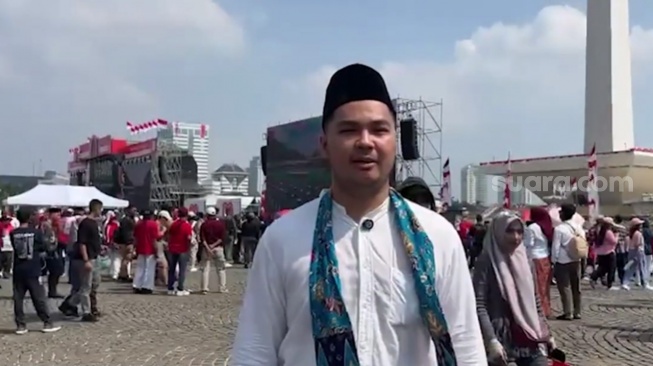 Antusiasme Warga Jakarta dalam Perayaan Acara HUT ke-80 RI di Monas