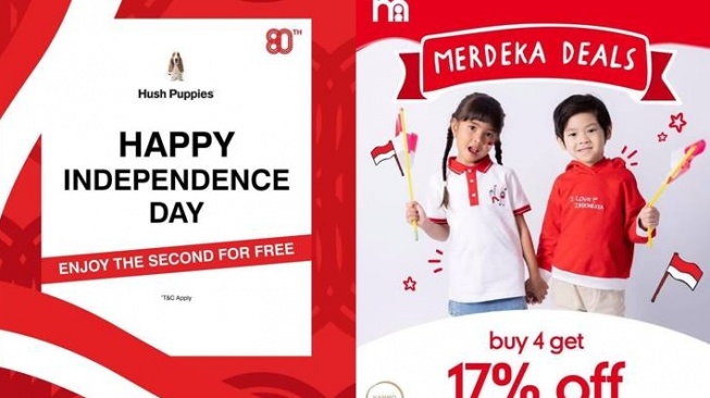 Merdeka dengan Gaya! Inilah Diskon 13 Brand Fashion Spesial HUT RI ke-80