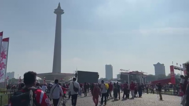 Keseruan Acara HUT ke-80 RI di Istana Merdeka, Dari Kirab Bendera di Monas hingga Pesta Rakyat