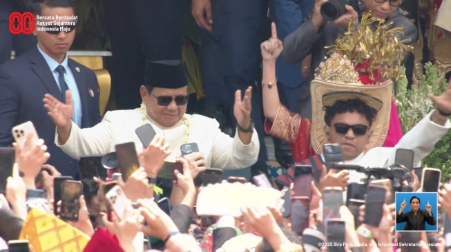 Lagu Tabola Bale dari Mana? Bikin Prabowo Joget di Upacara HUT ke-80 RI