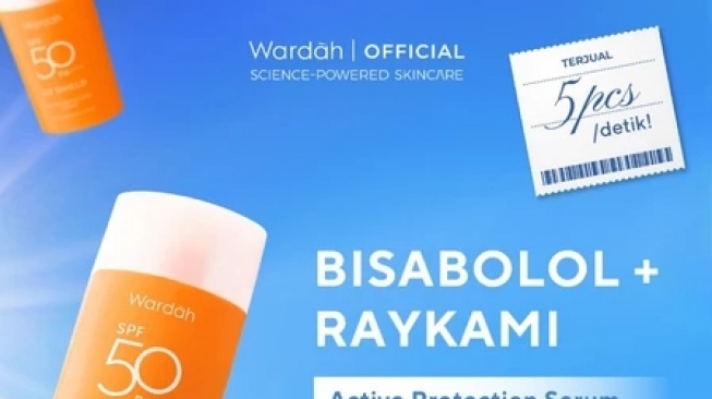 Wardah UV Shield Active Protection Serum SPF 50 PA++++ (Shopee/Wardah Official Shop)