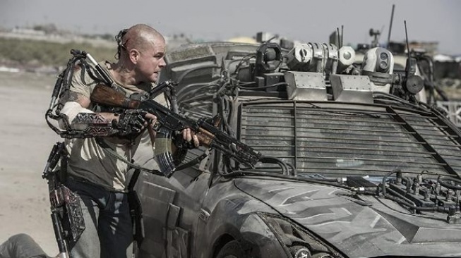 Film Elysium yang dibintangi Matt Damon tayang malam ini di Trans TV. [YouTube]