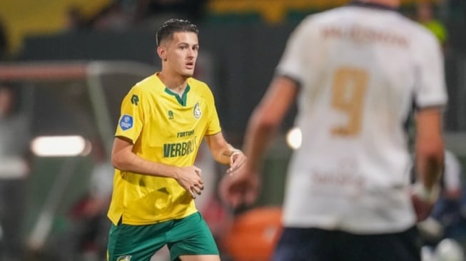 Justin Hubner mendapat sorotan setelah Fortuna Sittard kalah tipis 1-2 dari NAC Breda pada lanjutan Liga Belanda. (IG Justin Hubner)