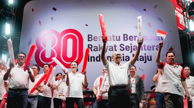 Direktur Utama Bank Mandiri, Riduan menyatakan pihaknya menghadirkan panggung hiburan di Bundaran HI untuk masyarakat merayakan HUT RI (Dok: Bank Mandiri)