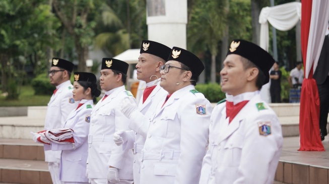Upacara penurunan bendera dan ditampilkan 80 karya ilustrasi pilihan dari seniman JICAF 2025 (Dok: JICAF 2025)