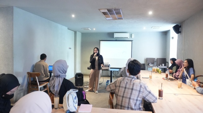 Marketers antusias mengikuti sharing session WithLia bertema “AI-Empowered Marketing: What Comes After 2025”.(Dokumentasi pribadi)