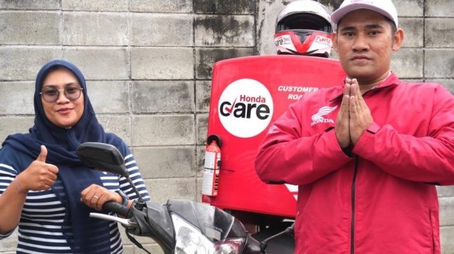 Konsumen tentang Layanan Honda CARE Hadir Bagi Konsumen Sepeda Motor Honda (Dok. Asmo)
