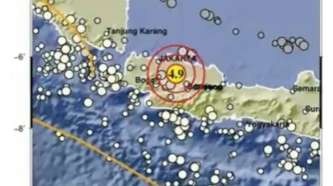 BREAKING NEWS! Gempa Bekasi 4,9 Mag, Terasa Sampai Jakarta