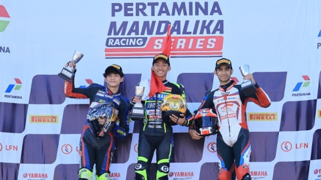 Andi Gilang raih podium di Mandalika Racing Series (Dok. AHM)