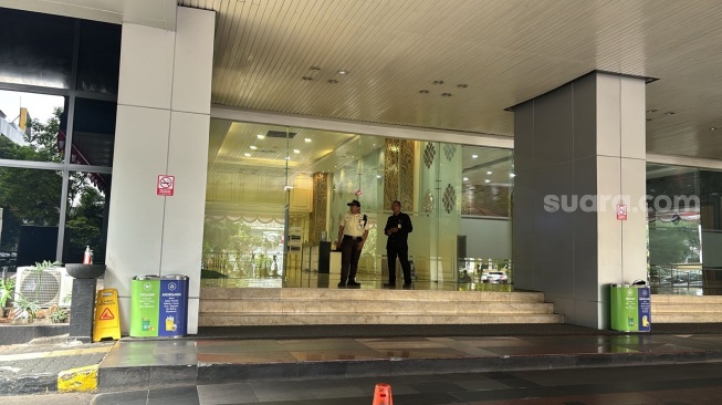 Gedung Kemnaker. (Suara.com/Faqih)