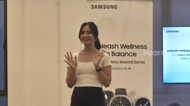 Galaxy Watch8 Series Wellness Workshop, di Jakarta, Kamis (20/8/2025). [Suara.com/Dythia]