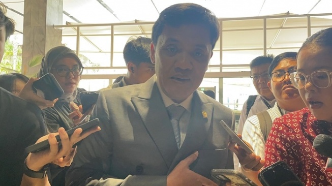 Ketua Komisi III DPR RI, Habiburokhman. (Suara.com/Bagaskara)