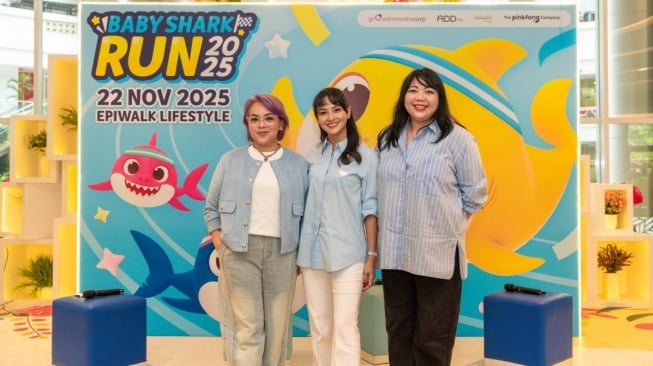 Baby Shark Run 2025, Event Lari Anak Pertama dengan DJ Rave Party dan Obstacle Seru!