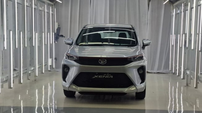 Jajaran produk yang diproduksi di pabrik Daihatsu dalam perayaan 9 juta unit produksi di Sunter Assembly Plant, Jakarta. (Foto: SUARA.com/Manuel Jeghesta)