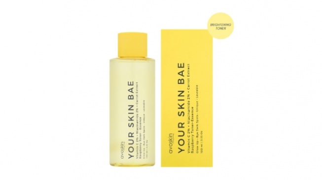 Avoskin Your Skin Bae Toner Vitamin C 2% + Niacinamide 2% + Carrot Extract + Raspberry. [Avoskin]