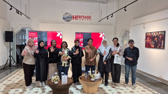 Konferensi pers bertema "Membaca RAPBN 2026: Target Penerimaan Cukai Rokok untuk Rakyat atau Pemerintah?" di ANTARA Heritage Center, Jakarta. (ANTARA/Lintang Budiyanti Prameswari)