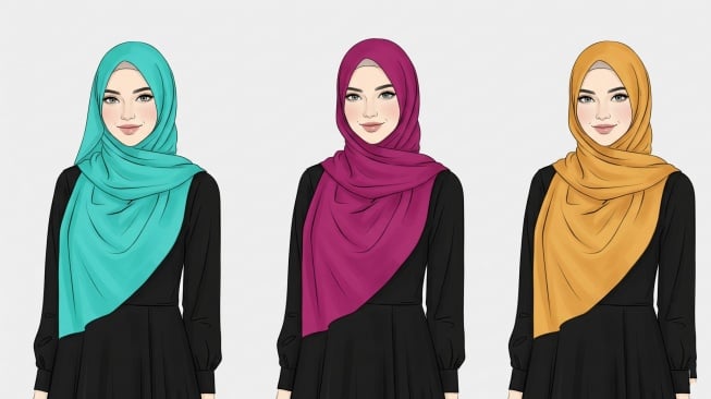 Inspirasi Warna Jilbab untuk Gamis Hitam agar Tampil Modis dan Anggun