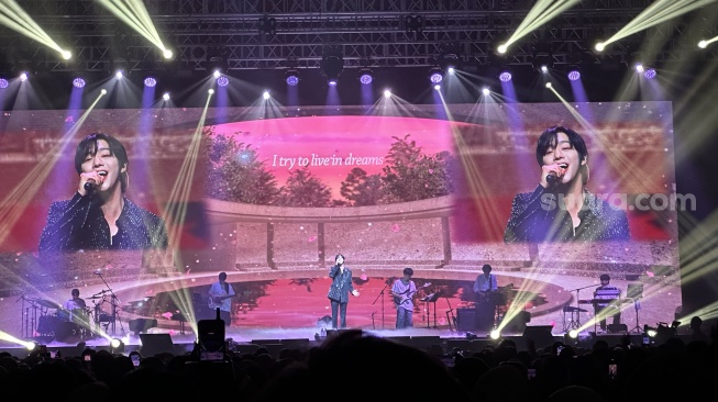 Fan meeting Ahn Hyo Seop sukses digelar di Hall D2 Jiexpo Kemayoran, Jakarta pada Sabtu, 23 Agustus 2025 [Suara.com/Sumarni]