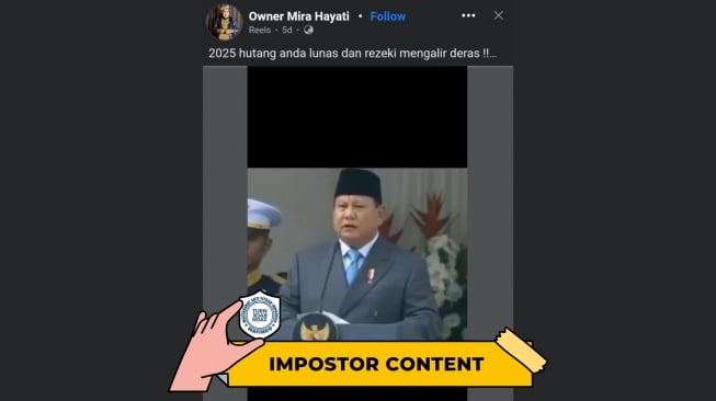 CEK FAKTA, Benarkah Prabowo Bagikan Uang untuk Rayakan HUT ke-80 RI. [TurnBackHoax.id]