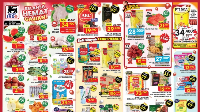 Promo Superindo Weekday 25-28 Agustus 2025: Banjir Diskon Awal Pekan