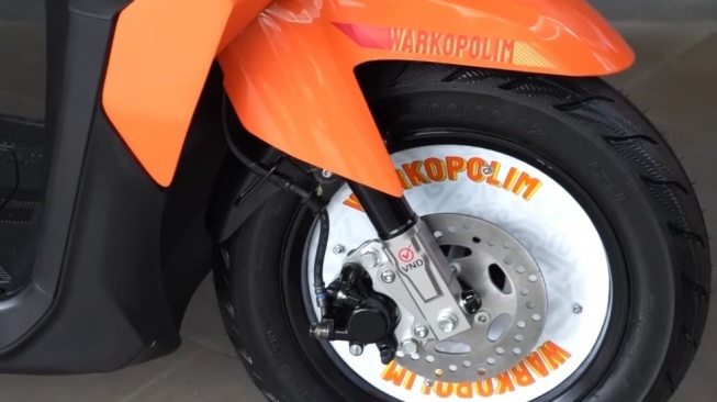 Modifikasi Yamaha Gear Ultima menjadi skutik kargo fungsional ala Jepang. (Foto: YIMM)