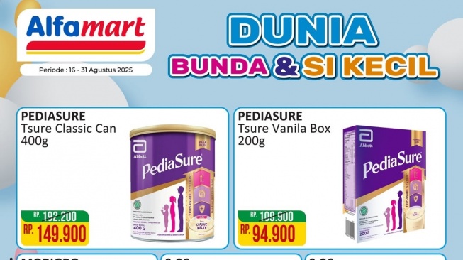 Katalog Promo Alfamart Sampai 31 Agustus 2025: Harga Spesial Susu Anak