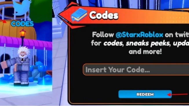 Cara memasukkan kode Redeem Roblox [StarxRoblox]