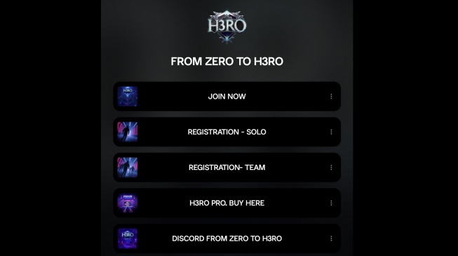 Tri menggelar H3RO 6.0 : From Zero to H3RO - Rise of Rookies. [Indosat]