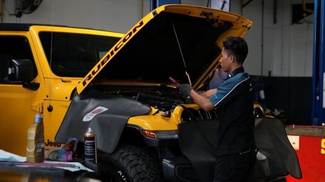 Jeep Wrangler Rubicon 4-Door terbaru resmi mengaspal di Surabaya. (Foto: Indomobil National Distributor)