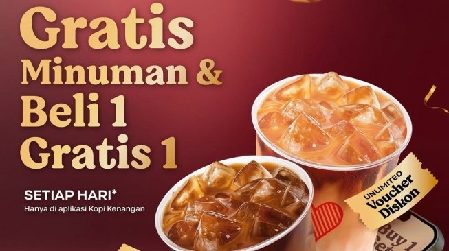 Promo Payday Kopi Kenangan: Beli 1 Gratis 1! Ngopi Hemat Sampai Akhir Bulan
