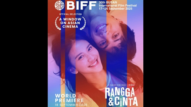 Masuk Seleksi, Film Rangga & Cinta Tayang World Premiere di Busan International Film Festival 2025