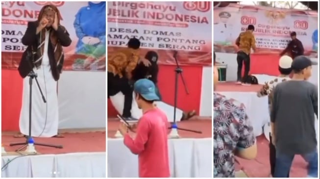 Detik-Detik Peserta Lomba Azan Ambruk Kehabisan Napas di Panggung (YouTube)