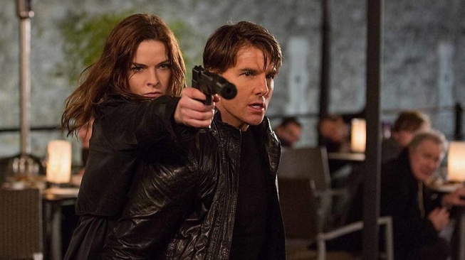 Film Mission: Impossible - Rogue Nation yang dibintangi Tom Cruise akan tayang malam ini pukul 19.30 WIB di Global TV. [YouTube]