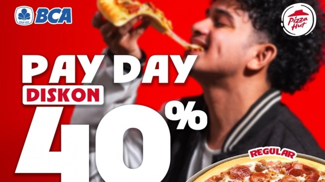 Promo Pizza Hut BCA Payday: Sikat Diskon 40 Persen untuk Paket 2 Pizza, Cuma Rp198 Ribu!