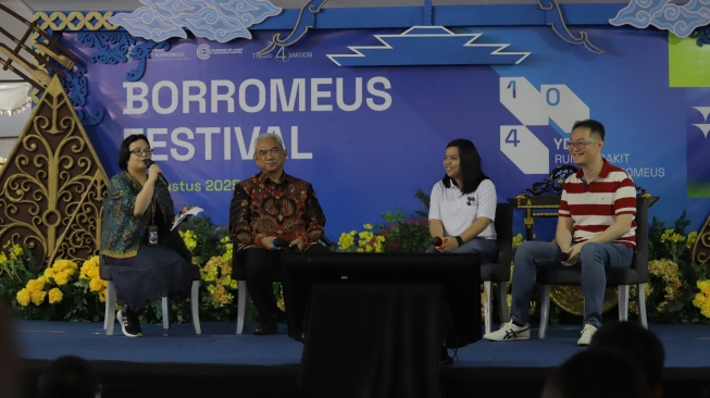 Sesi Talk Show tentang DBD di perayaan HUT ke-104 RS Borromeus Bandung (Dok. Istimewa)