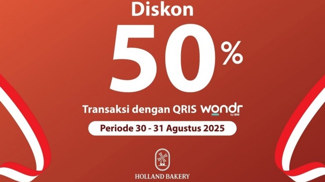 Roti Favorit Setengah Harga: Promo Holland Bakery Tawarkan Diskon 50 Persen Selama 2 Hari