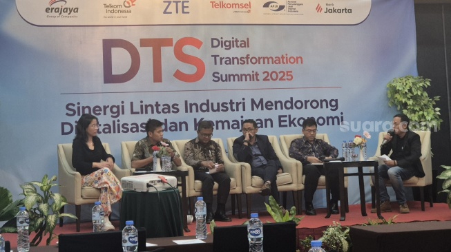 Digital Transformation Summit 2025 di Jakarta, Selasa (26/8/2025). [Suara.com/Dythia]