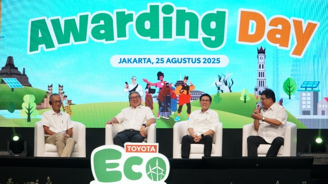 Generasi muda berkontribusi pada target Net Zero Emission dan masa depan hijau melalui Toyota Eco Youth Ke-13. (Foto: Toyota Indonesia)