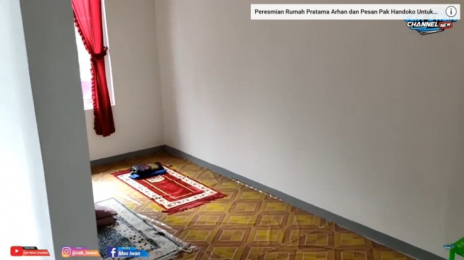 Potret rumah Pratama Arhan di Blora (YouTube/Cak Iwan Channel New)